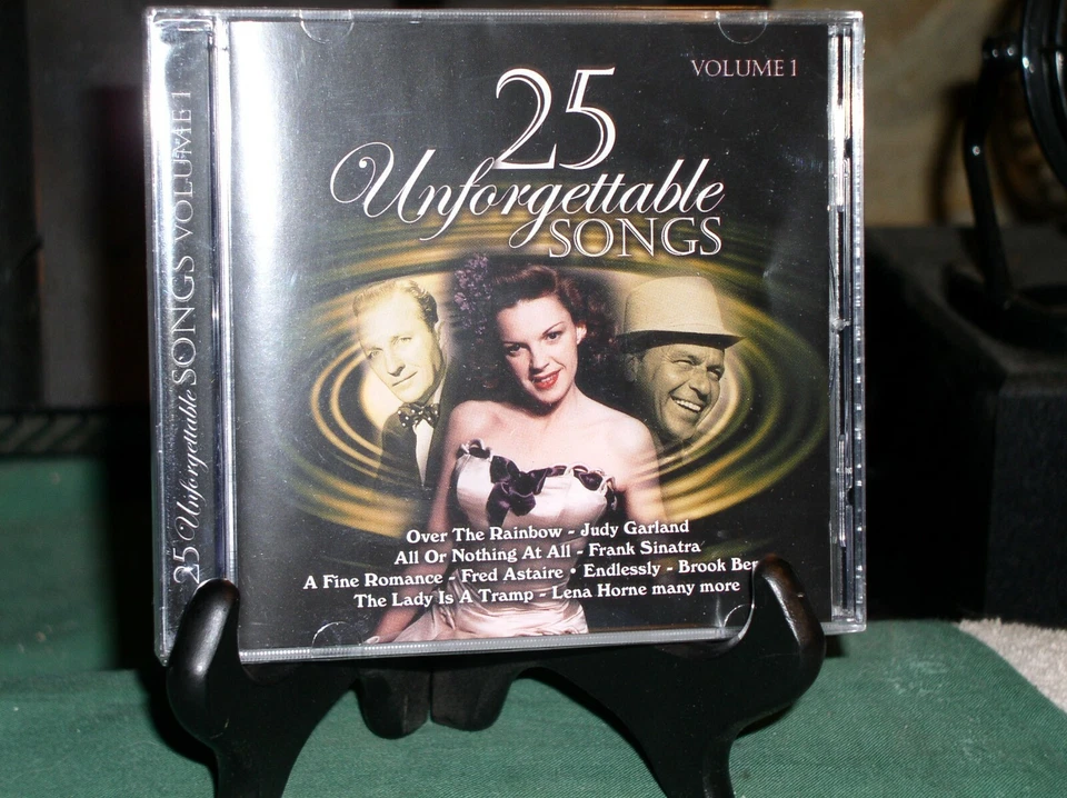 25 Unforgettable Songs Vol Volume 1 CD Time Music 2001 Disc Sinatra Judy Garland