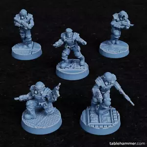 Factory Guard Rangers – Human Riflemen Soldiers (Accell Union) - Picture 1 of 7