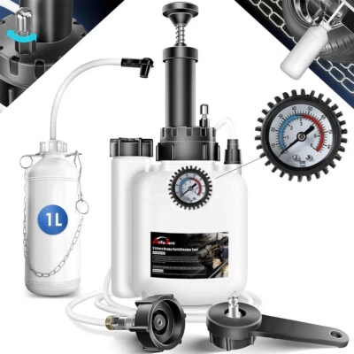 AUTOJARE Bremsenentlüfter Bremsenentlüftungsgerät Bremsflüssigkeit 3L Fassungsvermögen