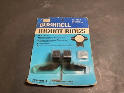 Escopo de rifle Bushnell 1" anéis de montagem 76-7003 Browning parafuso A - Imagem 1 de 2