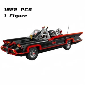 76328 MOC Batman: The Classic TV Series Batmobile Building Blocks DC 1822pcs - Picture 1 of 5