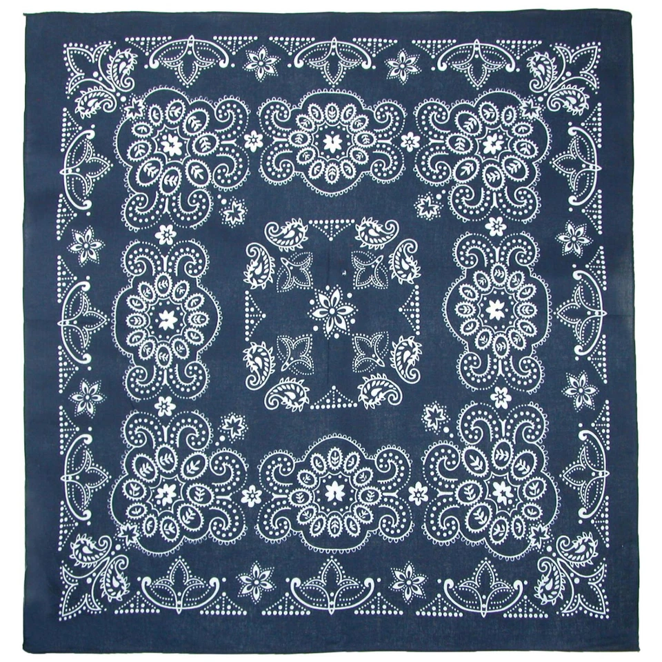 Bandanas de cachemira 100 % algodón Texas talla 27"X27" Foto 1 de 1