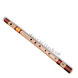 Bamboo Flute Musical Instruments Key C Wooden Whistle Musical Instrument - Picture 1 of 4
