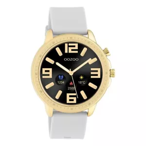 Smartwatch Herren ooZoo Q00317 Armbanduhr Milanaiseband Blutdruck Sportmodus - Bild 1 von 5