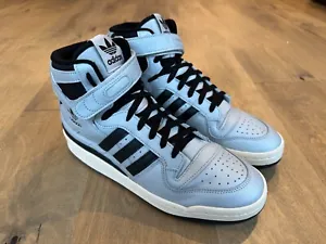 adidas Forum 84 High Shoes FZ6302 Silver Metallic / Black / Grey Two Men's Sz 11 - Picture 1 of 18