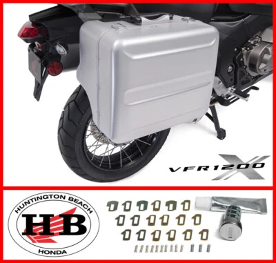 JUEGO DE MALETAS HONDA OEM (L&R) 2016-2017 VFR1200X INCLUYE (2) CILINDROS DE LLAVE Foto 1 de 2