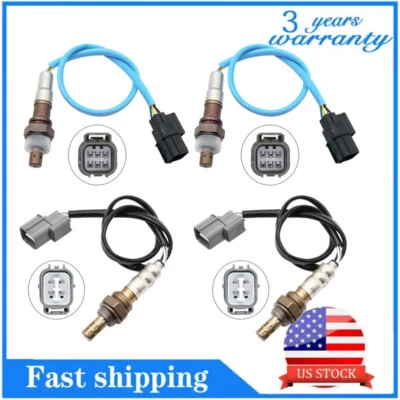 适用于本田 Odyssey 3.5L V6 2007 2008 2009 2010 氧气 O2 传感器 Up+Downtream x4 — 第 1/4 张图片