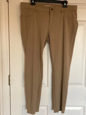 Women’s Faded Glory Size 18 Tan Casual Stretch Pants Skinny Ankle - Image 1 of 4