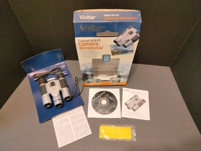VIVITAR Camera Binocular Digital 10x25- Working - Tested - - Image 1 of 4
