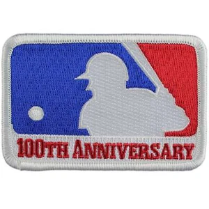 1969 Major League Baseball 100th Anniversary Jersey Sleeve Patch Emblem MLB - Picture 1 of 2