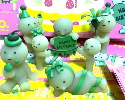 Smiski 10th Anniversary Birthday Set of 6 Mini Figures Japan Exclusive - Image 1 of 3