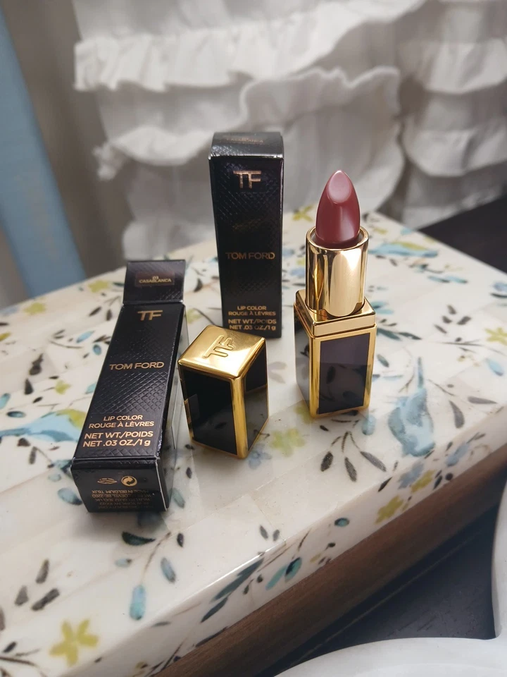Lot of 2 Tom Ford Lip Color 03 CASABLANCA Mini Size .03 oz / 1g - Image 1 of 1
