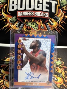 JAMAL SHEAD 2024-25 TOPPS FINEST ROOKIE FINEST BLUE GEOMÉTRICO RC AUTOMÁTICO/99 - Imagen 1 de 2