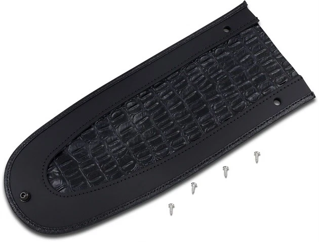 DS Fender pele/bib couro em relevo Gator Harley Davidson FLSTC/FLSTF/FLSTFB - Imagem 1 de 1