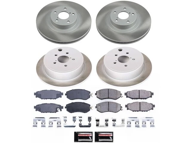 Kit de pastillas de freno y rotor delanteras y traseras para Subaru Impreza 2012 2011-2014 BW495RQ Foto 1 de 1