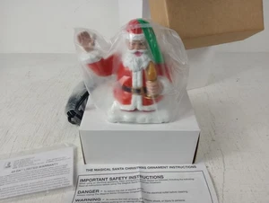 Magical Santa Christmas Plug in Ornament Tabletop Light up (New) Can You Imagine - Picture 1 of 4