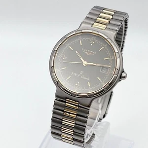 Longines Conquest 1500L Titanium VHP Quartz Men's Watch Operation Confirmed - Picture 1 of 14