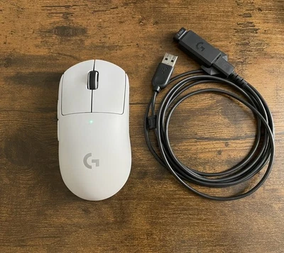 Mouse inalámbrico para juegos Modded 54g Logitech PRO X SUPERLIGHT - blanco  Foto 1 de 4