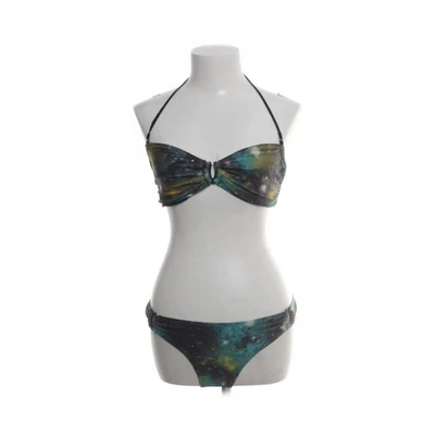 Volcom, Bikini, Größe: M, Grün/Gelb/Mehrfarbig, Batik #vuS - Bild 1 von 3