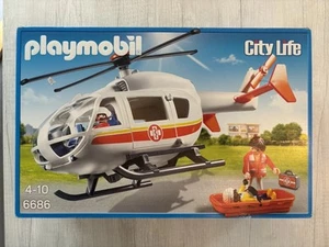Playmobil 6686 Rettungshubschrauber / Helikopter / City Life - Bild 1 von 4