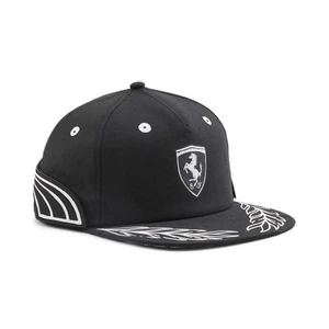 PUMA Scuderia Ferrari Joshua Vides Flat Brim Cap Mens Size OSFA Athletic Casual - Picture 1 of 2