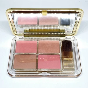 Estee Lauder Deluxe All Over Face Compact x3 Pure Colour Blush + Bronze Goddess - Picture 1 of 5