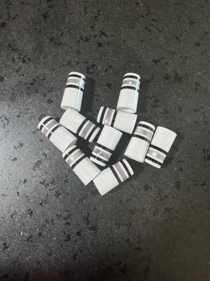 10 定制高尔夫球鞋白色/黑色/银色 1 英寸胶带 0.355 — 第 1/2 张图片