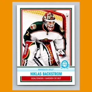 Niklas Backstrom #106 2009-10 O-Pee-Chee Retro Minnesota Wild Hockey Card NHL - Picture 1 of 3