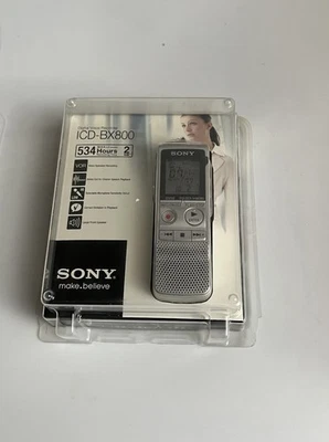 Sony ICD-BX800 (2 GB 539 Hrs ) Handheld Digital Voice Recorder NIP - Image 1 of 4