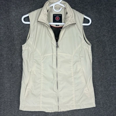 Scottevest SeV Travel Vest Womens S Beige TEC Multi Pocket Full Zip Utility - Image 1 of 4