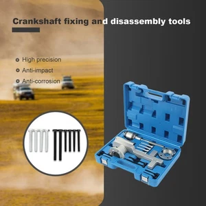 Crankshaft Crank Puller Removal Tool for Jaguar Land Rover with Blue Storage Box - Picture 1 of 14