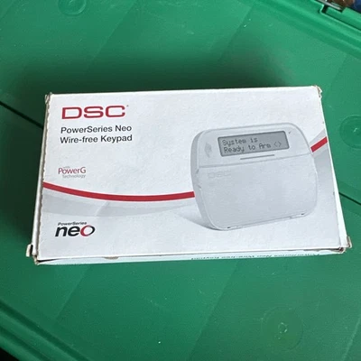 DSC PowerSeries Neo Wire Free Keypad White Full Message LED w PowerG Tech - Image 1 of 4
