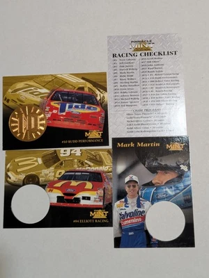 1997 Pinnacle Mint - #5 Mark Martin/#22 Rudd Performance/#29 Elliot Racing EX/NM - Image 1 of 4