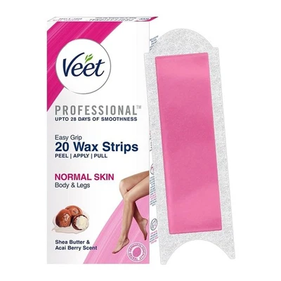 Veet Hair Removal Body Waxing Kit for Sensitive, Normal and Dry Skin (20 strips) - Image 1 of 4