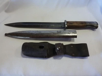 1935 GERMAN K98 BAYONET, SHEATH, & FROG - MATCHING #S - FW HOLER - FREE SHIP - Image 1 of 4