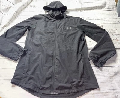 Under Armour женщин средний черный свободного с капюшоном куртки длиной - Изображение 1 из 4