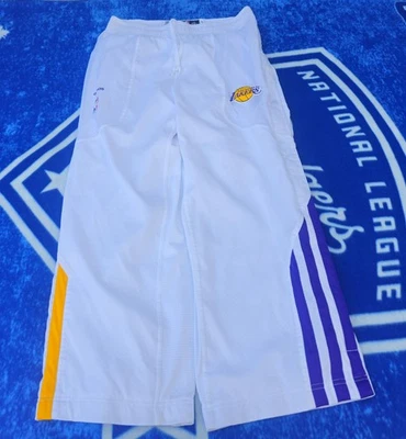 Los Angeles Lakers Adidas 2011 Authentic Breakaway Warmup Pants Size 2XL ID # 2 - Image 1 of 4