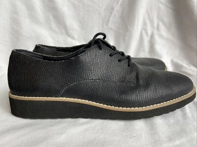 Zapatos Oxford Nurture Devereaux de cuero negro, para mujer EE. UU. 8,5 Foto 1 de 4