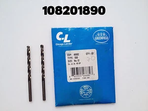 (.1890) #12 JOBBER CO Drill Chicago-Latrobe NEW in Package of QTY Overstock - Picture 1 of 2