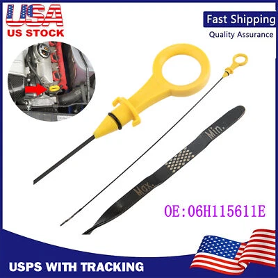 Vareta de Óleo do Motor Para Audi A4 A4 Quattro A5 Quattro 2.0T B8 & B9 2009-2017 Novo - Imagem 1 de 4