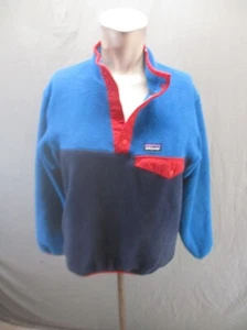 Patagonia Synchilla Size 14 Boys 1/2 Snap Stand Collar Fleece Gym Pullover 409 - Picture 1 of 12