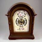 Vintage 2003 THOMAS PACCONI Classics Quartz Manor House Wood Mantle Shelf Clock