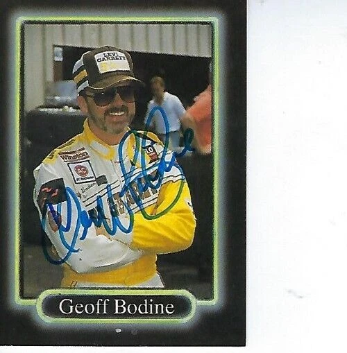 GEOFF BODINE SIGNED 1990 MAXX RACING #11 - NASCAR - Image 1 of 1
