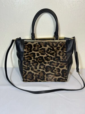 Bolso Bandolera Michael Kors Leopardo Pelo de Becerro Cuero Lana Foto 1 de 4