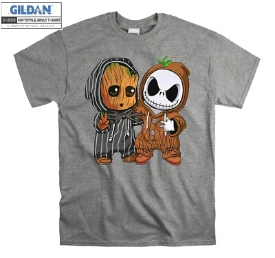 Marvel Guardians Of The Galaxy Groot And Ja Hoodie Tshirt Men Women Unisex AB715 - Image 1 of 4