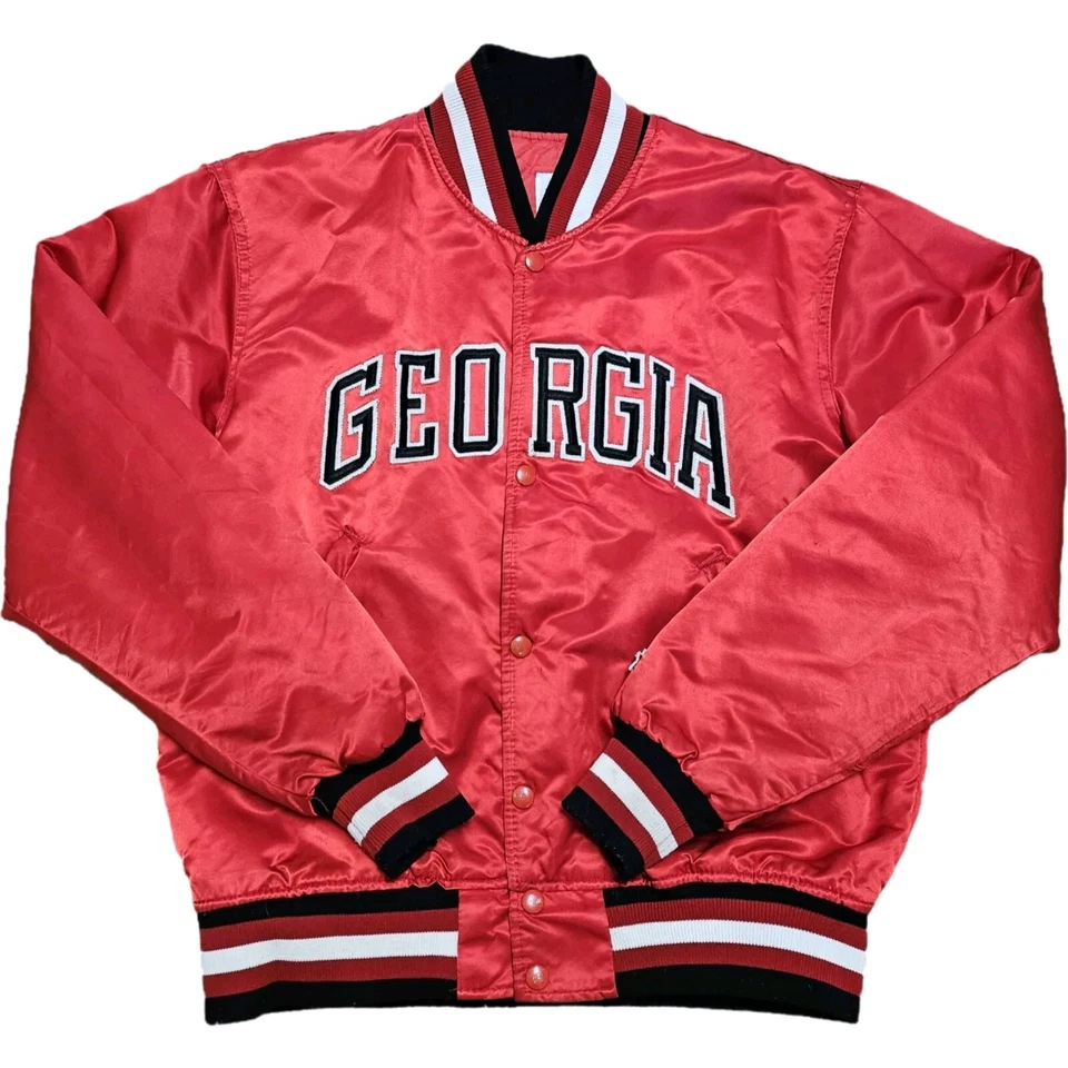Chaqueta De Colección Años 90 Georgia Bulldogs Starter Talla M Hecha en EE. UU. Foto 1 de 4