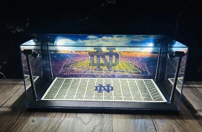 Mini casco de fútbol americano LED personalizado Notre Dame lucha irlandés pantalla 🔥 Foto 1 de 4