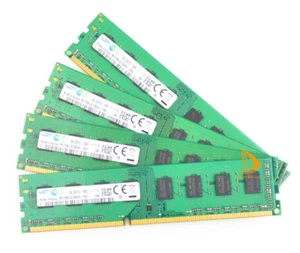 Samsung 4 Stück 8GB PC3 12800U 2RX8 DDR3 1600MHz 1,5V Arbeitsspeicher RAM DIMM Desktop #//* - Bild 1 von 14