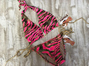 Chica Rica Womens Halter Top Sumatra Pink