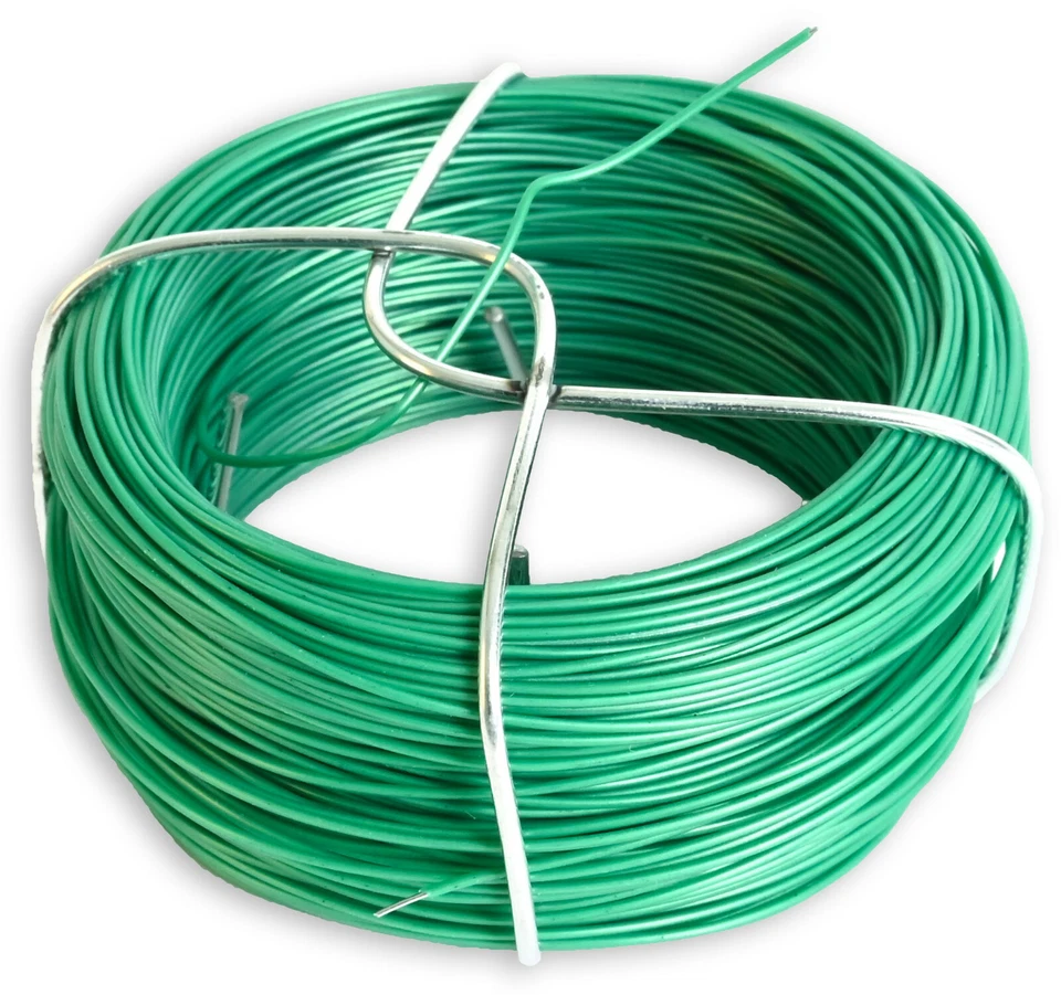 50m Bindedraht PVC grün Wickel- Blumendraht Basteldraht Floristik 0,75 mm - Bild 1 von 1